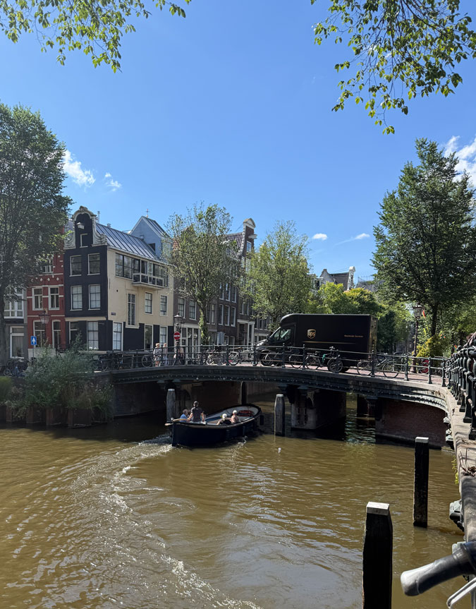 Canal in Amsterdam