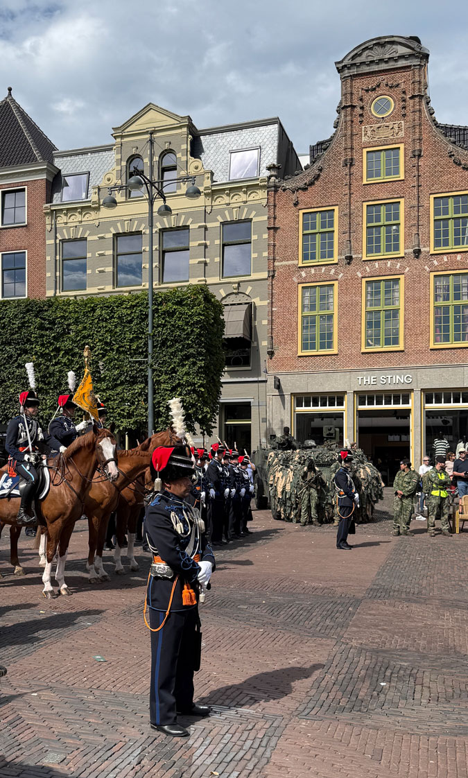 Young soldiers taking the oath