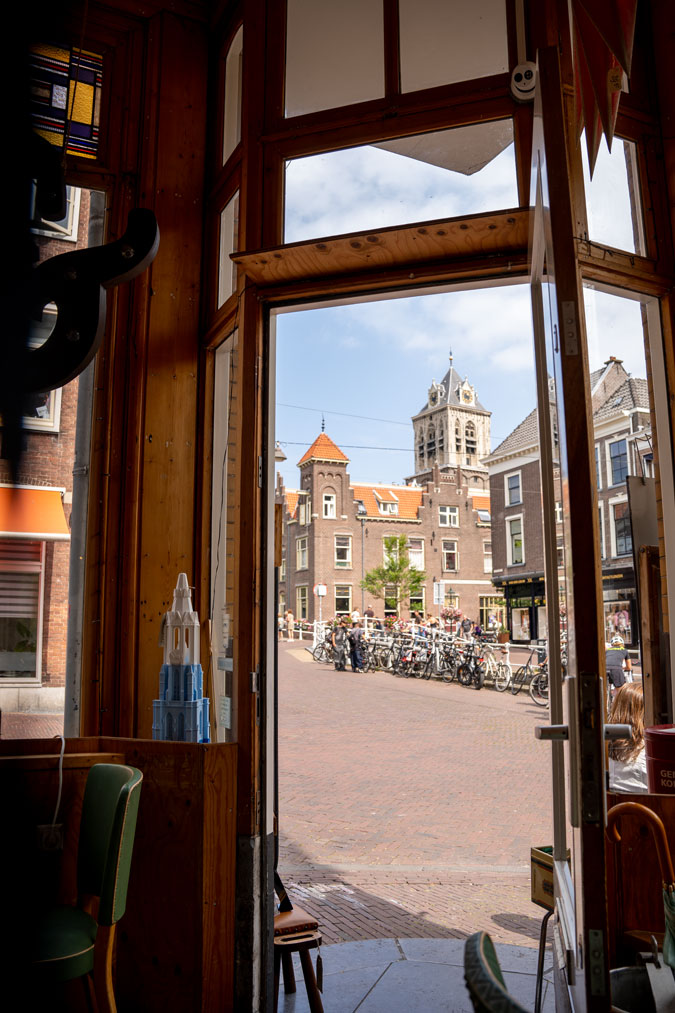 View through the door of our lunch restaurant