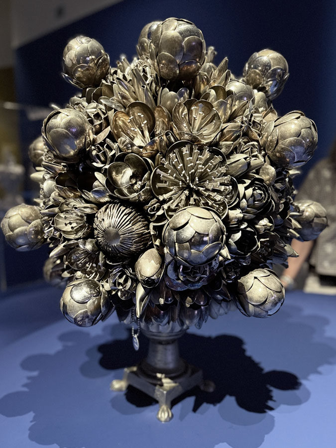 A bouquet of spoons, forks etc
