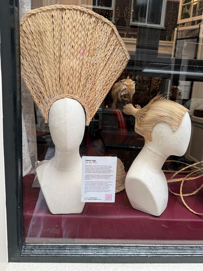 straw or cane headpieces