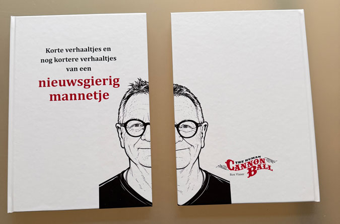 Front and back of Ron's booklet